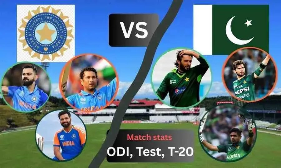 India National Cricket Team VS Pakistan National Cricket Team Stats