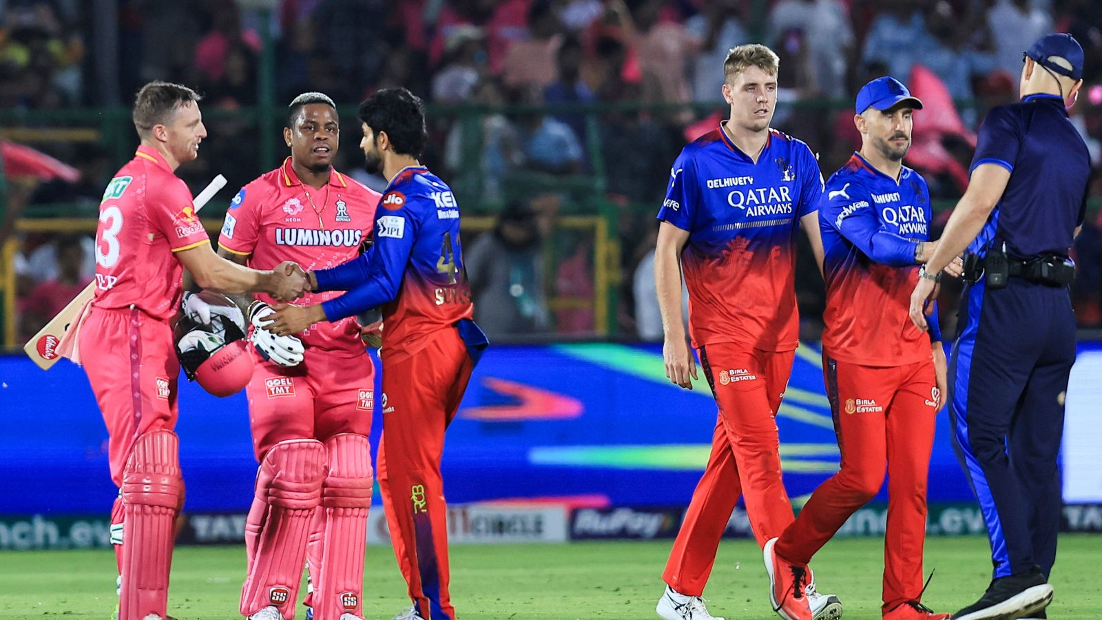 Rajasthan Royals vs Royal Challengers Bangalore Match Scorecard